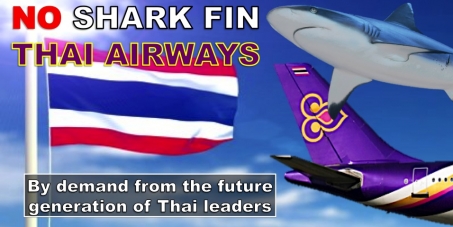 Thai Airways: Stop shipment of Shark Fin