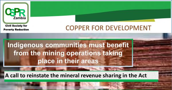 Reinstate The Mineral Revenue Sharing Mechanism In The Mines And 
