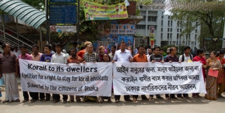 A right to stay for the inhabitants of Korail