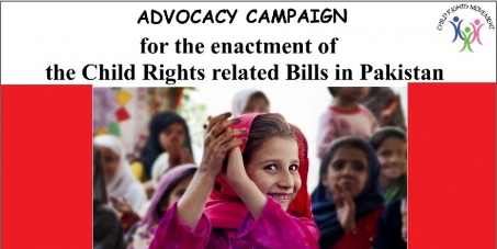 Enactment of child rights related pending bills in Pakistan