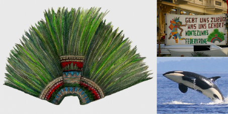 GIVE MEXICO BACK WHAT IT BELONG TO  - THE MEXICAN EMPEROR MONTEZUMA'S HOLY FEATHER-CROWN!!!