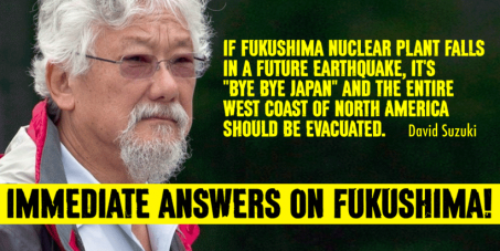 We demand that every single nation's leader make an urgent statement and a clear assessment and on the Fukushima crisis.