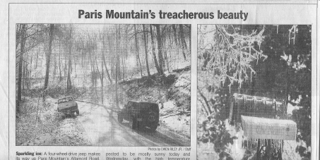 Help prevent the rezoning              of Paris Mountain