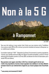 NON A l'ANTENNE 5G a Menthon St Bernard / Talloires