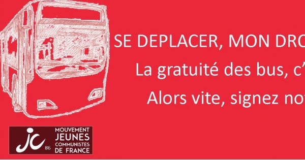 M Claeys, Député et Maire de Poitiers, : Pour des territoires vivants et solidaires, osons les bus gratuits!