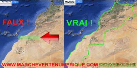 PETITION pour la Correction de la carte numérique & géographique du MAROC sur GOOGLE MAPS