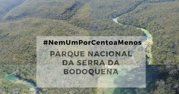 A favor da integridade do Parque Nacional da Serra da Bodoquena - MS #NemUmPorCentoAMenos