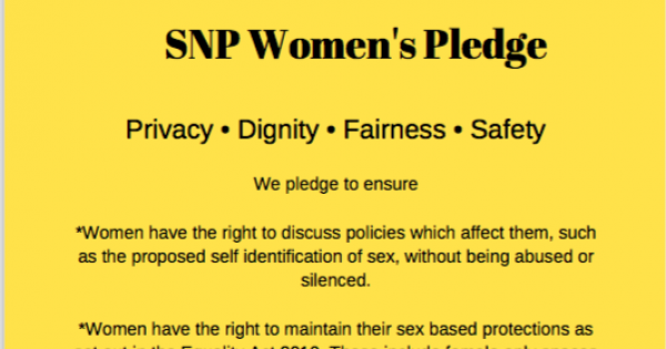 More than 4000 sign the SNP Women's Pledge