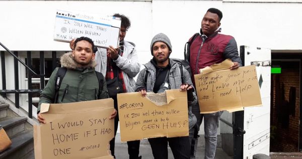 Niemand op straat tijdens de Corona Crisis