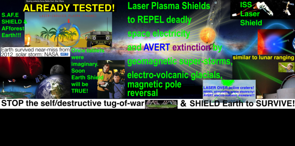 United Nations: Laser Shield Earth against solar super-storms that can blow up all nukes!