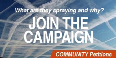 The Prime Minister David Cameron: Explain what is being sprayed in our skies and why