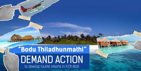 Petition to urge the government to develop tourist resorts in H.Dh Atoll