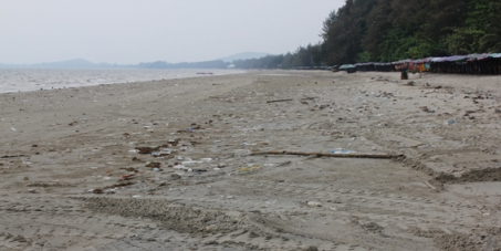 Beach cleaner for Laem Mae Phim Beach, Thailand