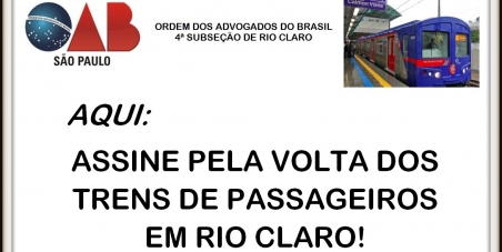 Secretaria Estadual de Transportes Metropolitanos/SP: Trens metropolitanos até Rio Claro/SP