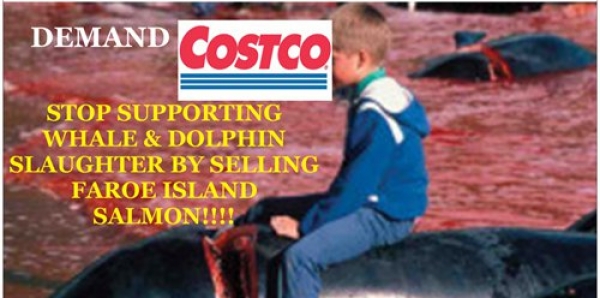 ACHIEVED! Costco CEO: W. Craig Jelinek: Stop Selling FAROE ISLAND SALMON!!!